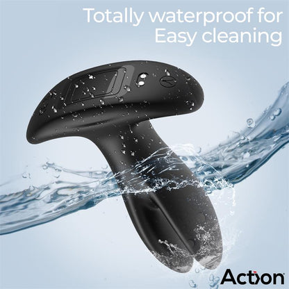 ACTION - PINSY EXPANDABLE BUTT PLUG WITH REMOTE CONTROL