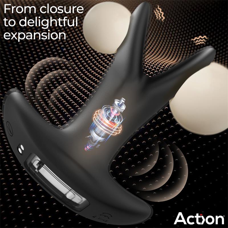 ACTION - PINSY EXPANDABLE BUTT PLUG WITH REMOTE CONTROL