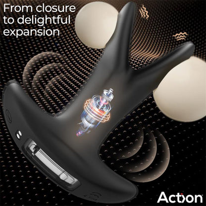 ACTION - PINSY EXPANDABLE BUTT PLUG WITH REMOTE CONTROL