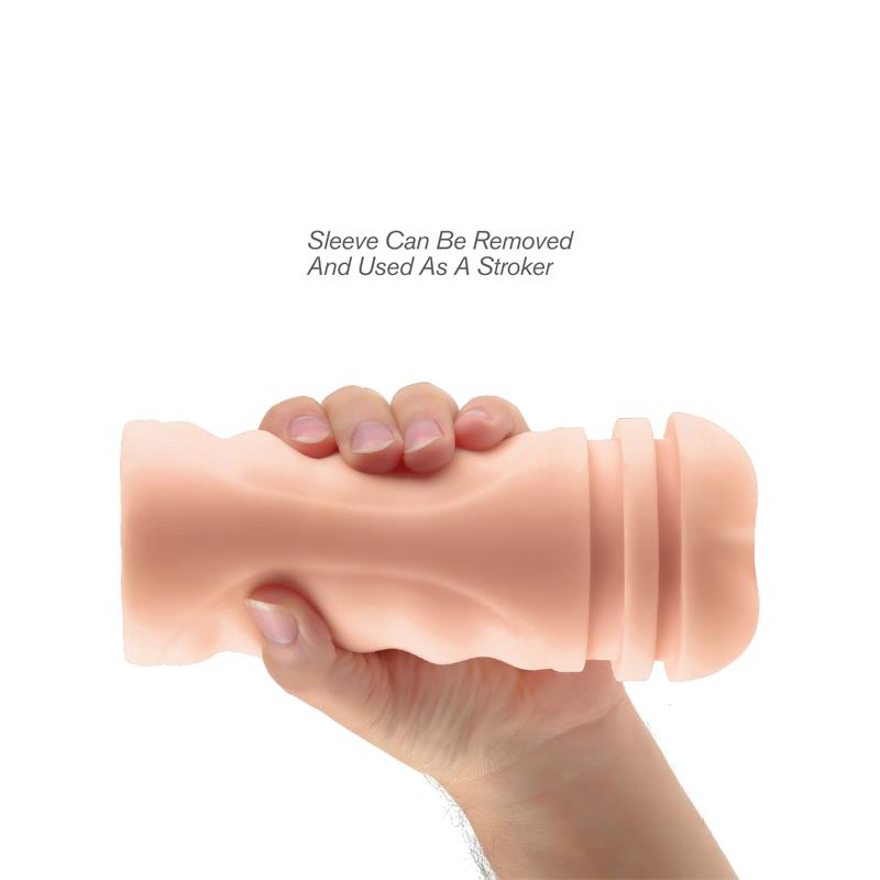 PDX TOYZ - MEGA GRIP VIBRATING STROKE PUSSY