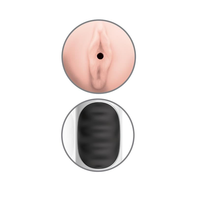 PDX TOYZ - MEGA GRIP VIBRATING STROKE PUSSY