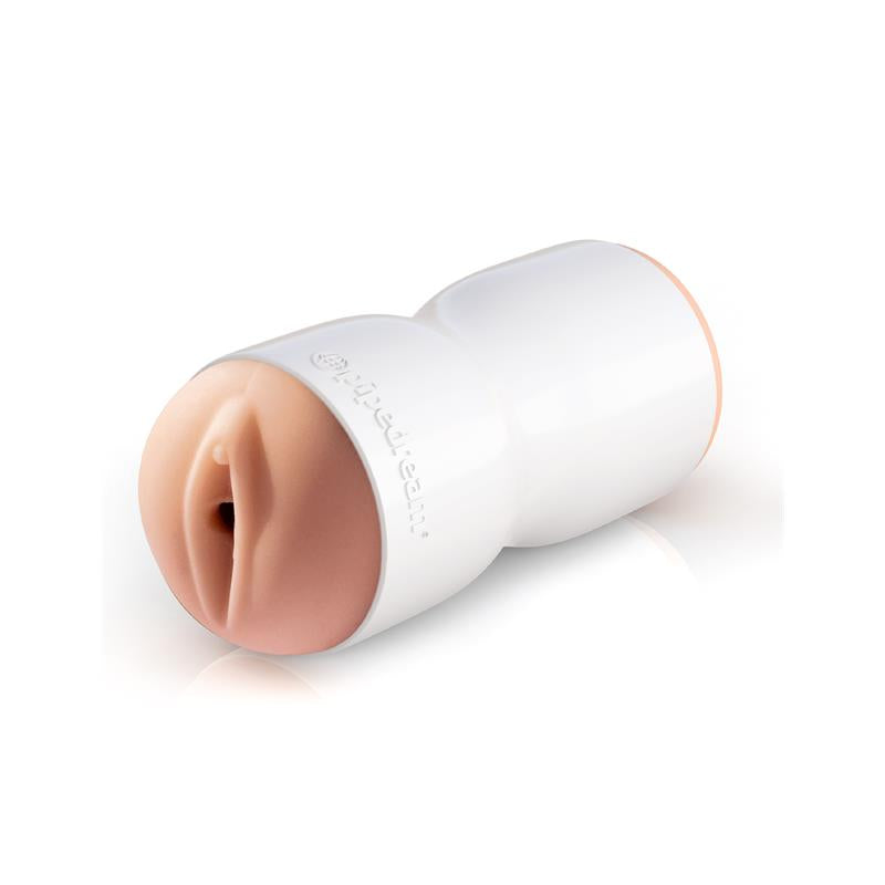 PDX TOYZ - PIPEDREAM EXTREME TOYZ TIGHT GRIP PUSSY & MOUTH MASTURBATOR WHITE