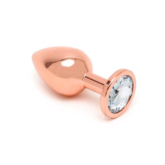 RIMBA TOYS - PISA BUTT PLUG WITH JEWEL PISA ROSE GOLD