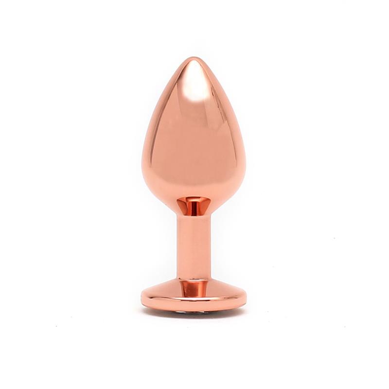 RIMBA TOYS - PISA BUTT PLUG WITH JEWEL PISA ROSE GOLD