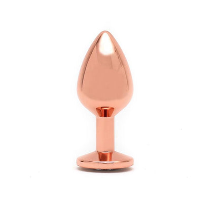 RIMBA TOYS - PISA BUTT PLUG WITH JEWEL PISA ROSE GOLD
