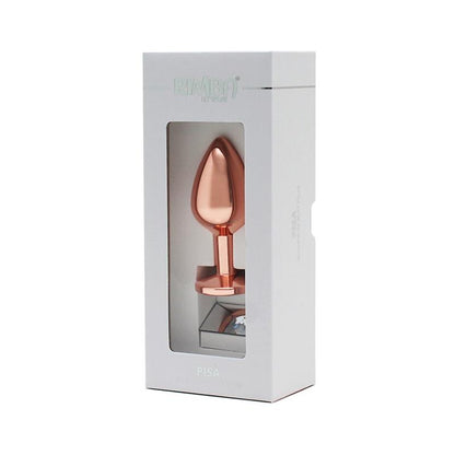RIMBA TOYS - PISA BUTT PLUG WITH JEWEL PISA ROSE GOLD