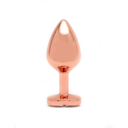 RIMBA TOYS - PISA HEART SHAPED BUTT PLUG ROSE GOLD