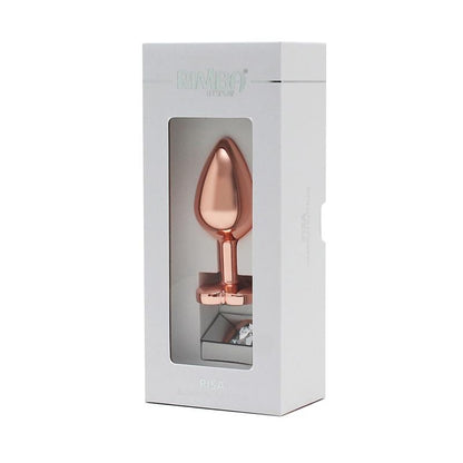 RIMBA TOYS - PISA HEART SHAPED BUTT PLUG ROSE GOLD