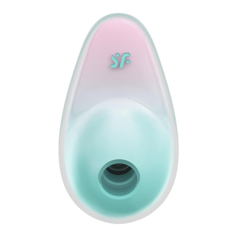 SATISFYER - PIXIE DUST CLITORIS SUCKER WITH VIBRATION MINT/PINK