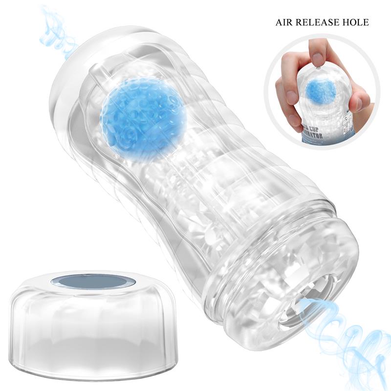 PRETTYLOVE - PLANET BALL-ROLLING MASTURBATOR CUP BLUE