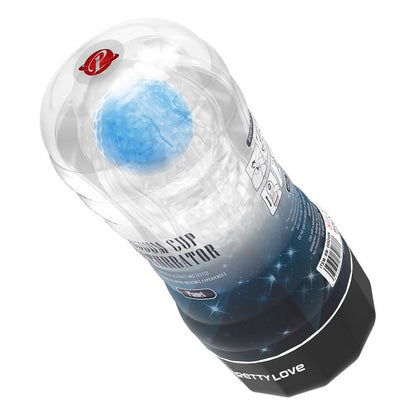 PRETTYLOVE - PLANET BALL-ROLLING MASTURBATOR CUP BLUE