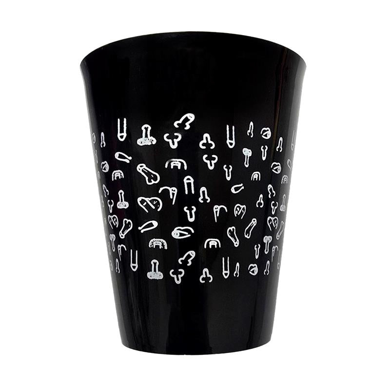DIVERTY SEX - PLASTIC CUP WITH WHITE PENIS 500ML