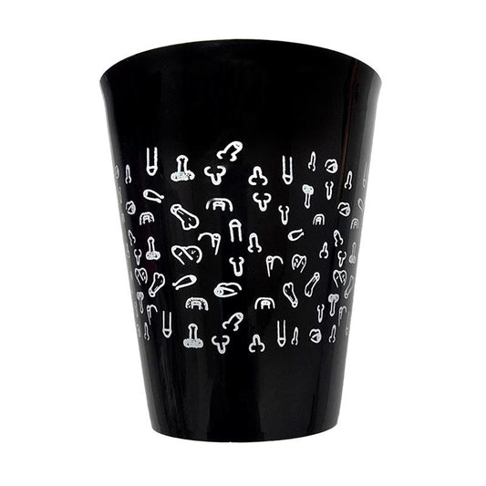 DIVERTY SEX - PLASTIC CUP WITH WHITE PENIS 500ML