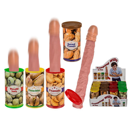 OOTB - PLASTIC SORPRISE WILLY IN CAN 12 UNITS ASSORTED