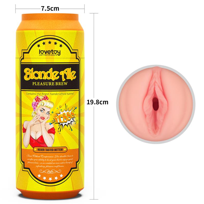 LOVETOY - PLEASURE BREW MASTURBATOR VAGINA BLOND ALE