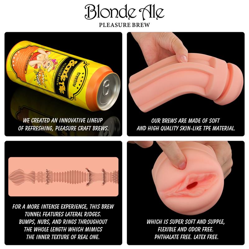 LOVETOY - PLEASURE BREW MASTURBATOR VAGINA BLOND ALE