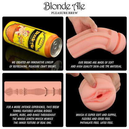 LOVETOY - PLEASURE BREW MASTURBATOR VAGINA BLOND ALE