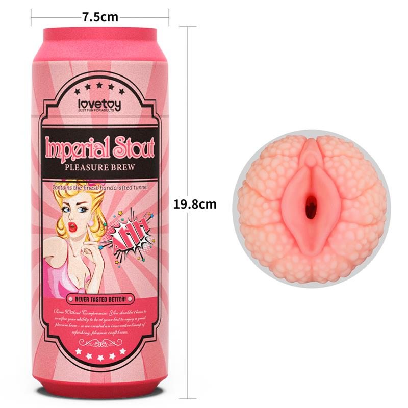 LOVETOY - PLEASURE BREW MASTURBATOR VAGINA IMPERIAL STOUT