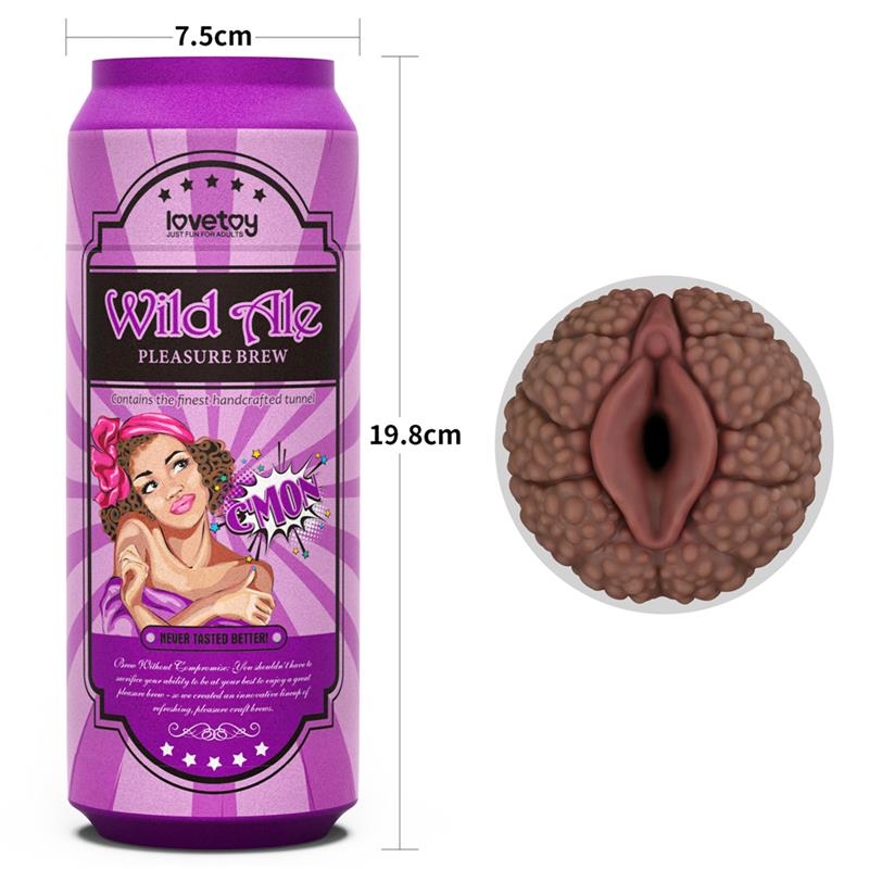 LOVETOY - PLEASURE BREW MASTURBATOR VAGINA WILD ALE