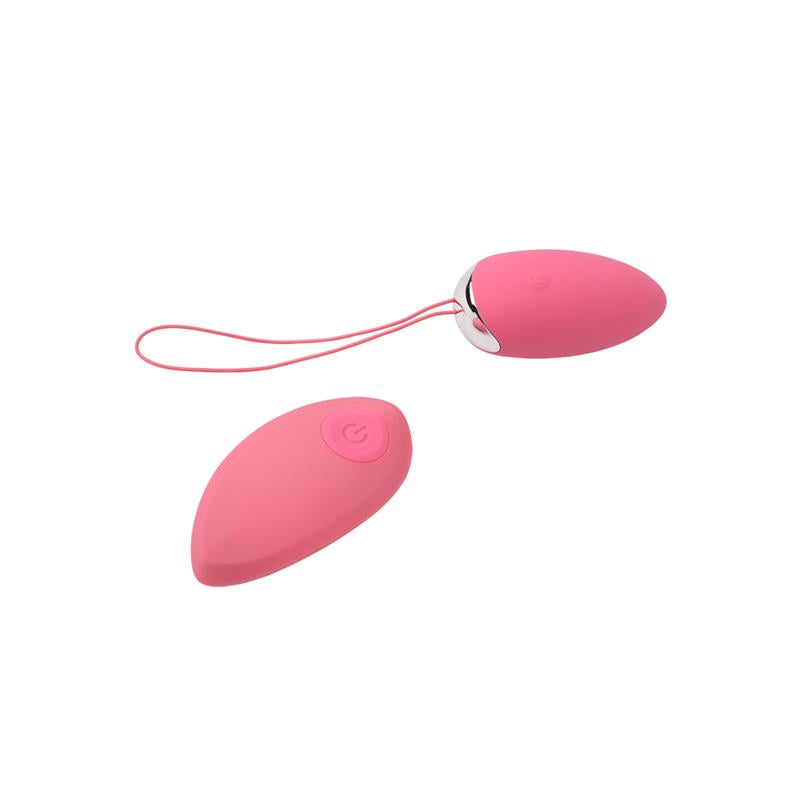 CHISA - HUEVO VIBRADOR CON CONTROL REMOTO PLEASURE KISS ROSA