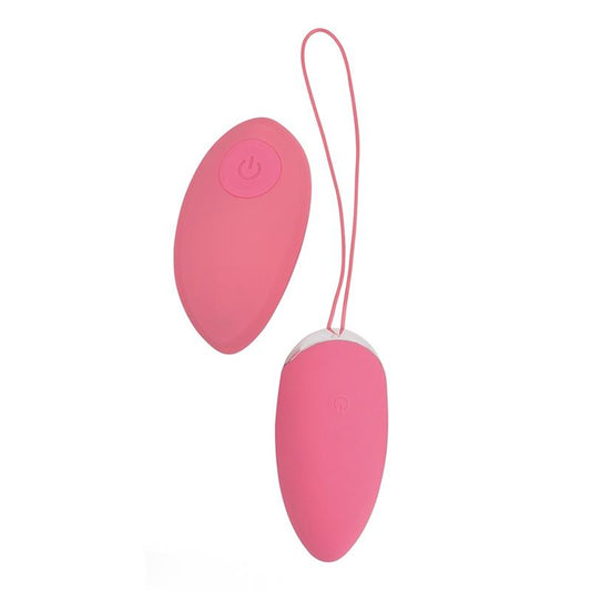 CHISA - PLEASURE KISS VIBRATING EGG WITH REMOTE PINK