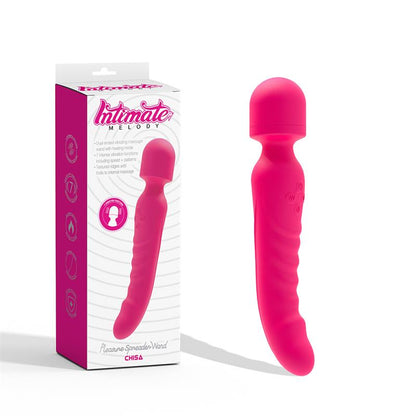 CHISA - BAGUETTE DE PLAISIR AVEC MODE CHAUFFANT ROSE