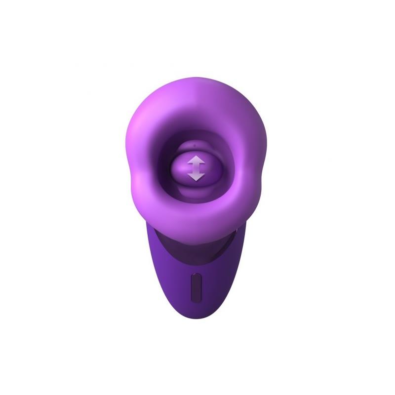 FANTASY FOR HER - PLEASURE SUCKER TONGUE STIMULATOR WITH SUCTION AND VIBRATION