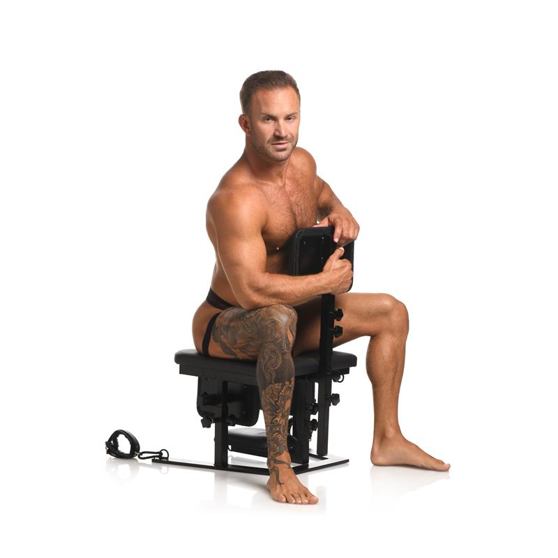MASTER SERIES - PLEASURE THRONE ORAL SEX CHAIR