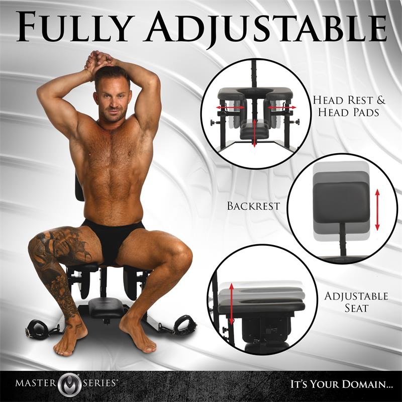 MASTER SERIES - PLEASURE THRONE ORAL SEX CHAIR