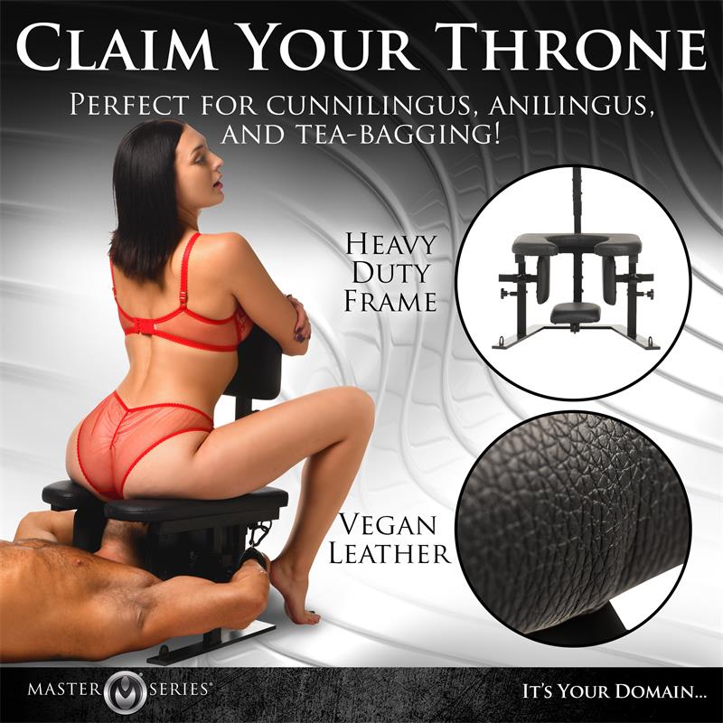 MASTER SERIES - PLEASURE THRONE ORAL SEX CHAIR
