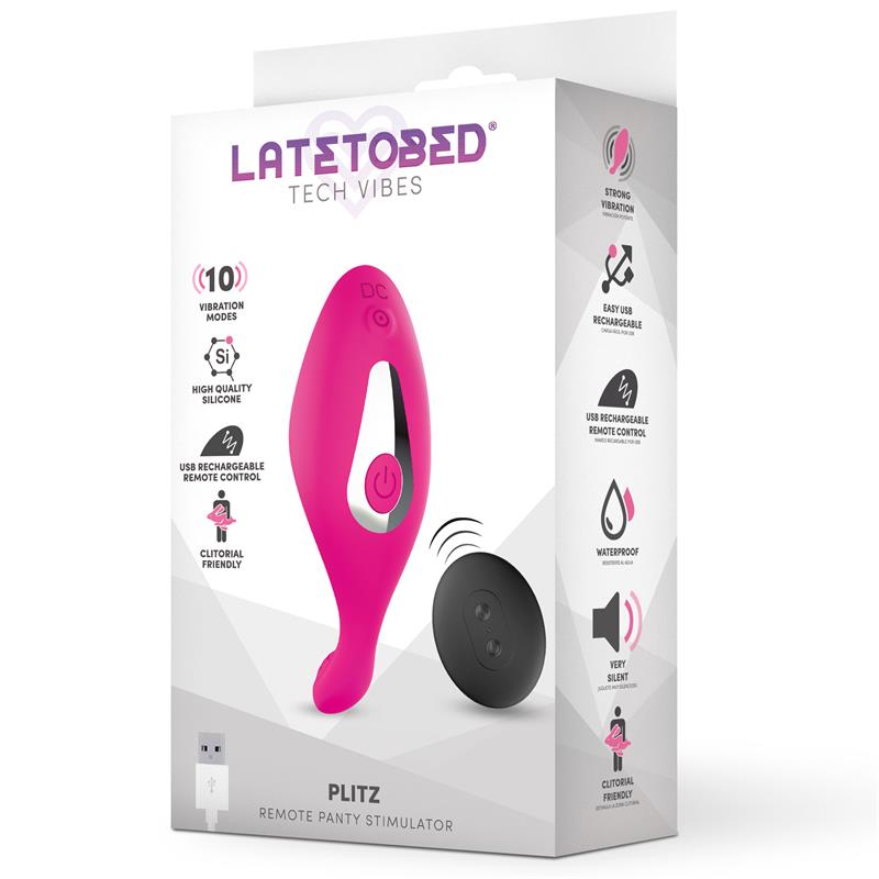 LATETOBED - PLITZ PANTY STIMULATOR WITH REMOTE CONTROL USB