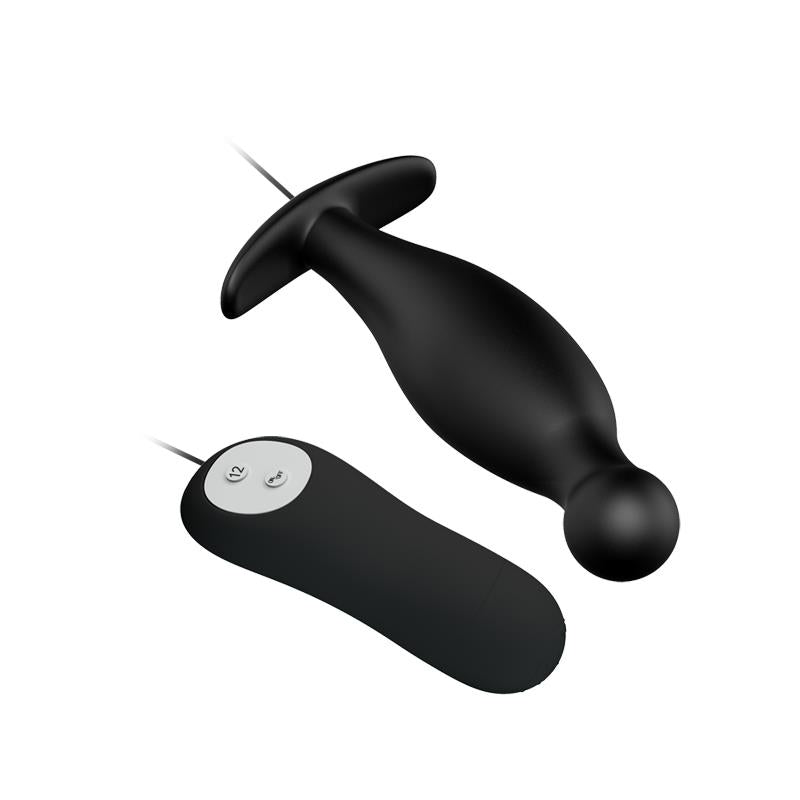 PRETTYLOVE - PLUG ANAL CON 12 PATRONES DE VIBRACIÓN