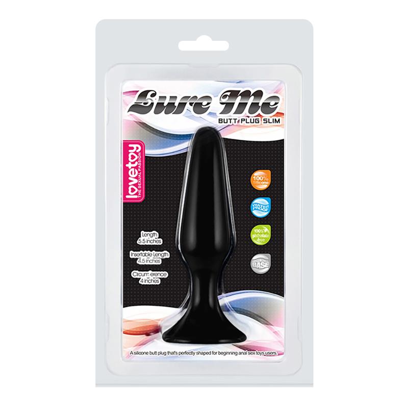 LOVETOY - BUTT PLUG LURE ME SIZE L BLACK