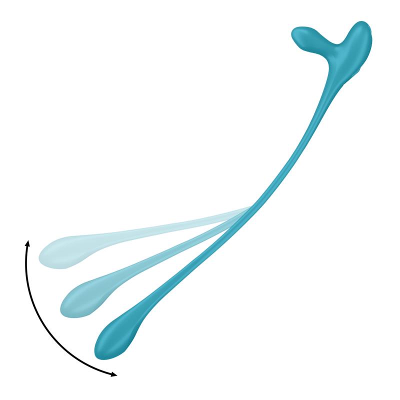 SATISFYER - PLUG & PLAY 1 ANAL VIBRATOR FLEXIBLE BLUE