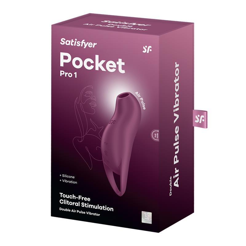 SATISFYER - POCKET PRO 1 RED