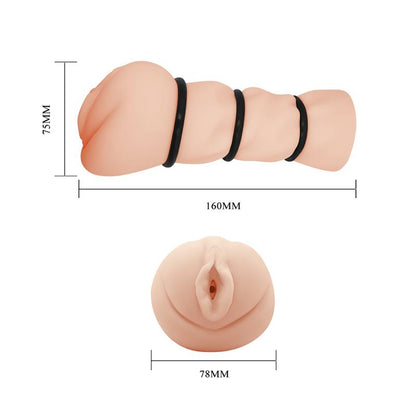 CRAZY BULL - POCKET PUSSY 3D VAGINA MASTURBATOR