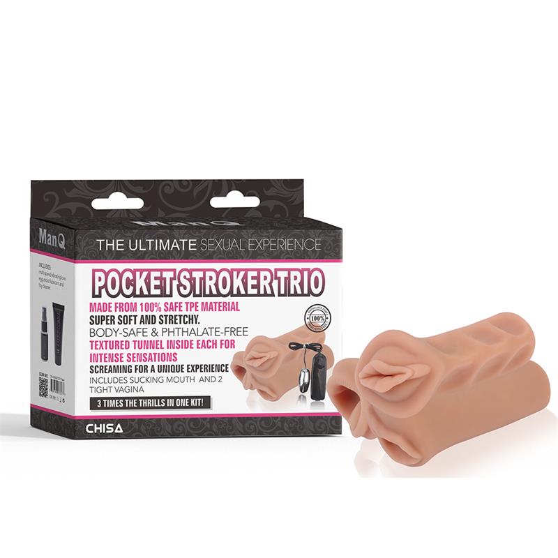 CHISA - POCKET STROKER TRIO SET OF 3