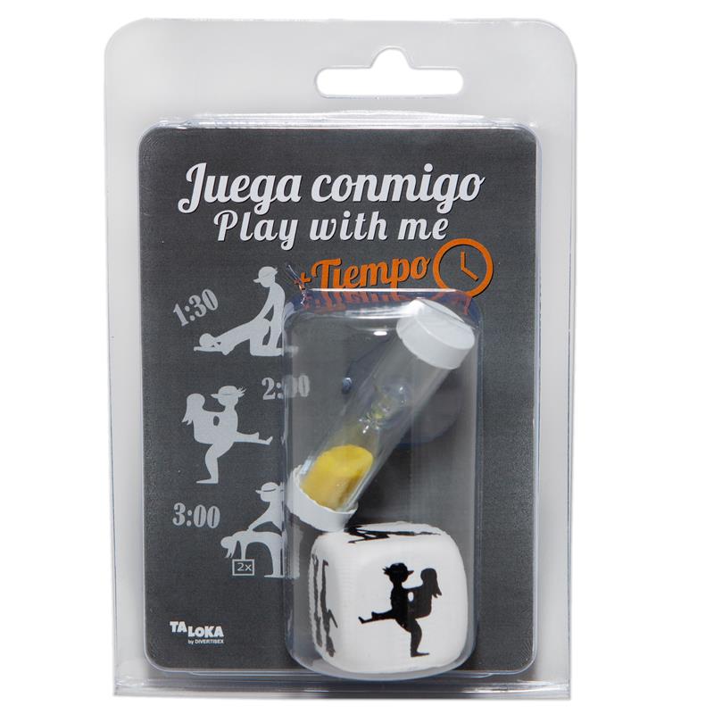 TALOKA - POSTURE DICE SET AND AN HOURGLASS.