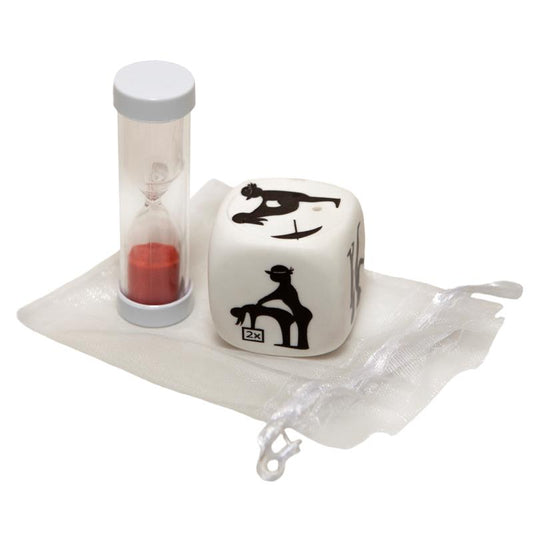 DIVERTY SEX - POSTURE DICE WITH HOURGLASS