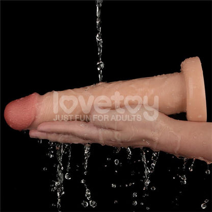 LOVETOY - POWER BASICS DILDO WITH VIBRATION 10