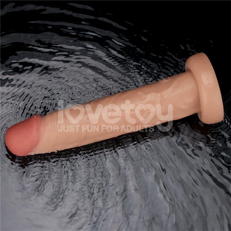LOVETOY - POWER BASICS DILDO WITH VIBRATION 10