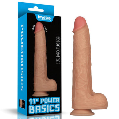 LOVETOY - POWER BASICS DILDO WITH VIBRATION 11