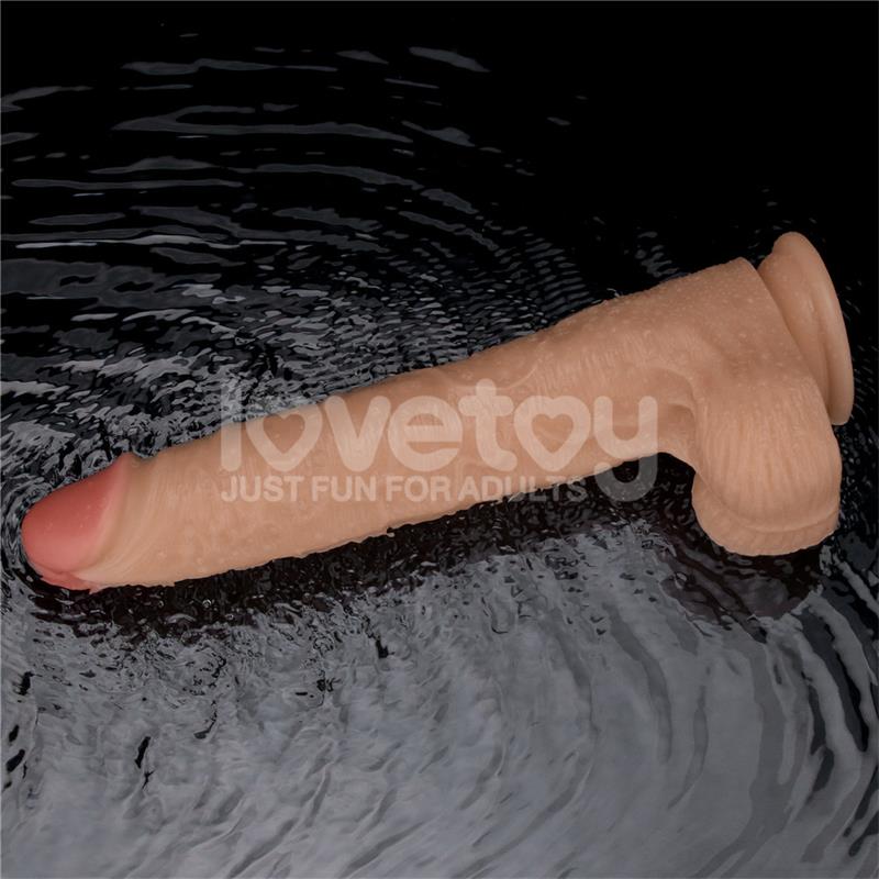 LOVETOY - POWER BASICS DILDO WITH VIBRATION 11