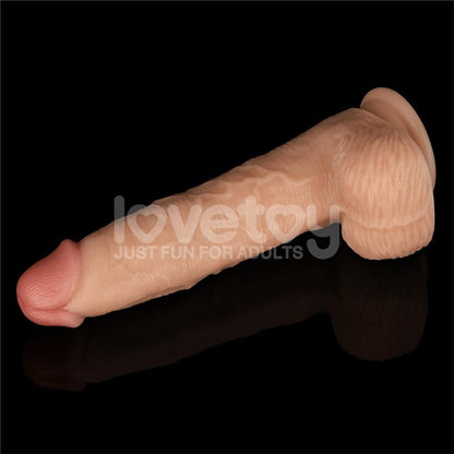 LOVETOY - POWER BASICS DILDO WITH VIBRATION 9.5