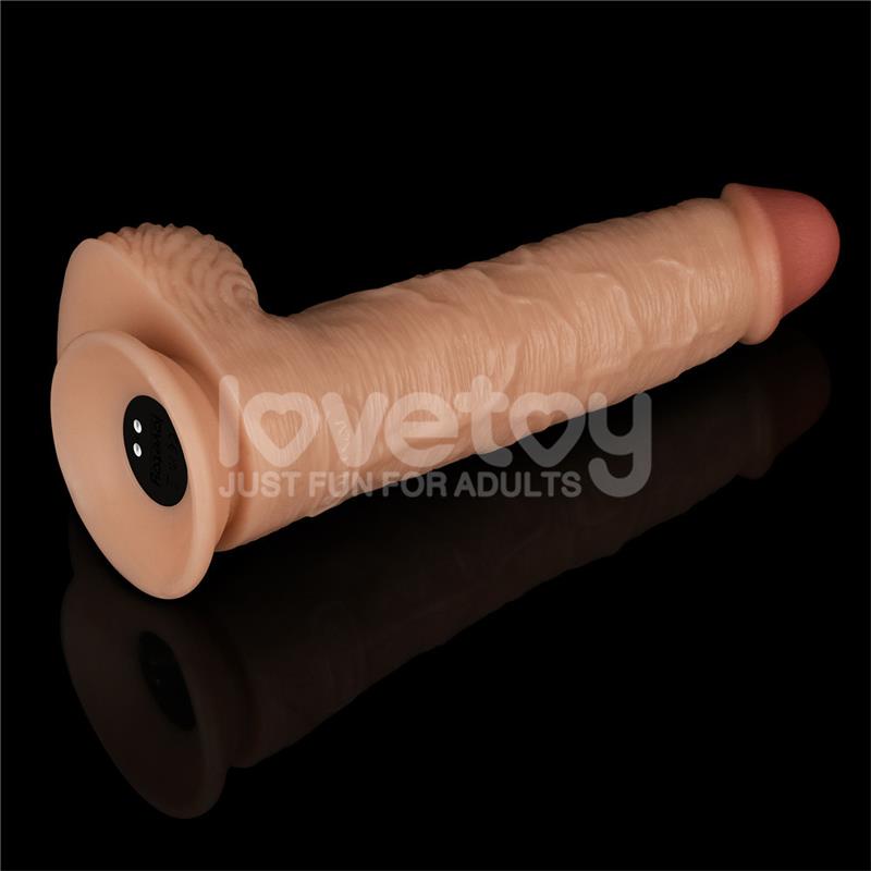 LOVETOY - POWER BASICS DILDO WITH VIBRATION 9.5