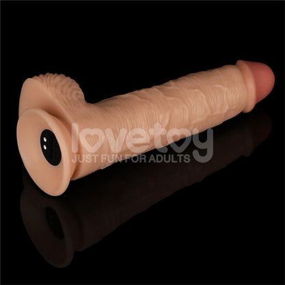 LOVETOY - POWER BASICS DILDO WITH VIBRATION 9.5
