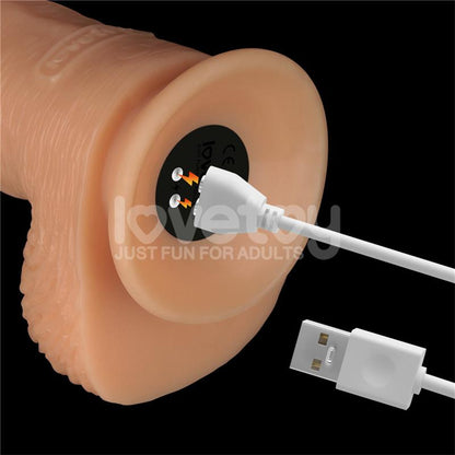 LOVETOY - POWER BASICS DILDO WITH VIBRATION 9.5