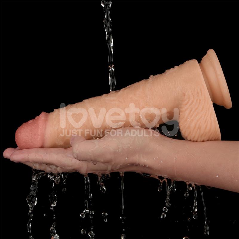 LOVETOY - POWER BASICS DILDO WITH VIBRATION 9.5