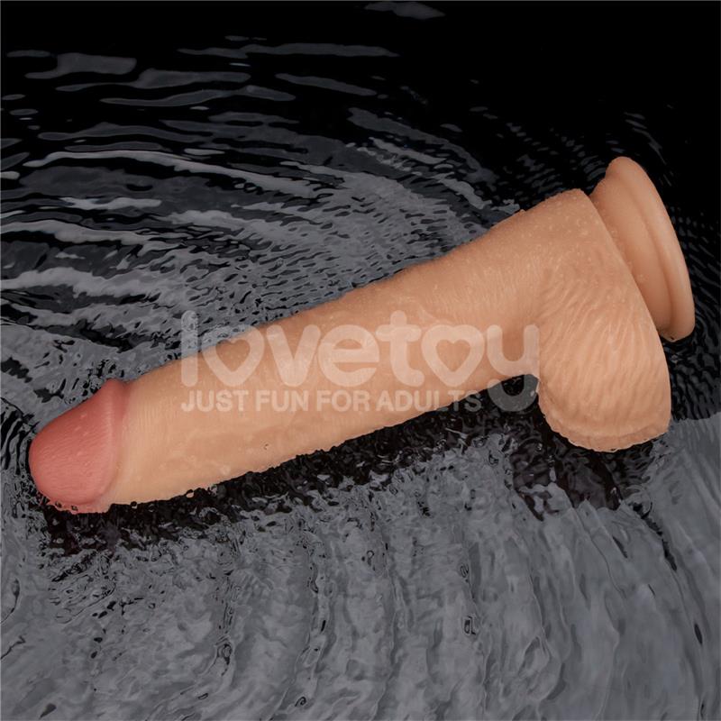 LOVETOY - POWER BASICS DILDO WITH VIBRATION 9.5