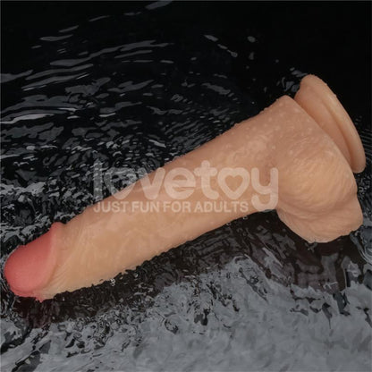 LOVETOY - POWER BASICS DILDO WITH VIBRATION 9